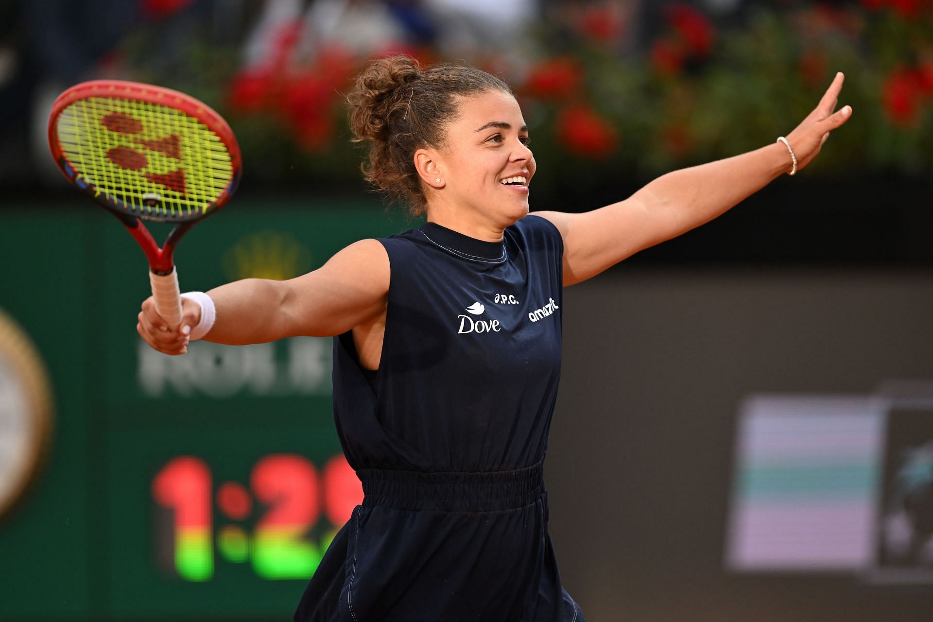 Jasmine Paolini at the 2025 Italian Open - Image Source: Getty